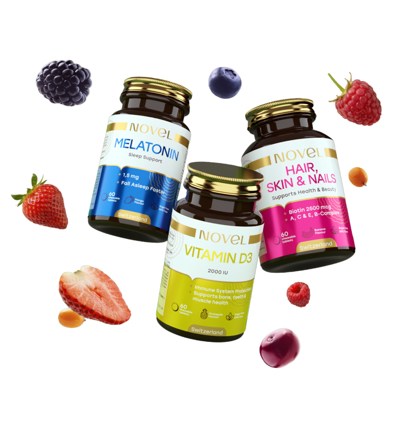 Daily vitamins capsules